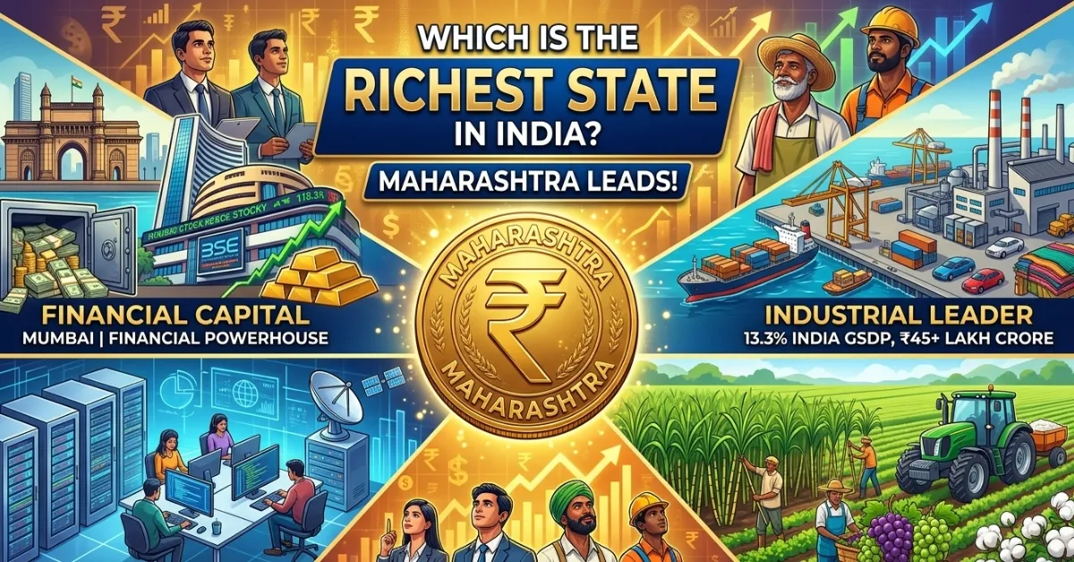 Which Is The Richest State In India In 2026?