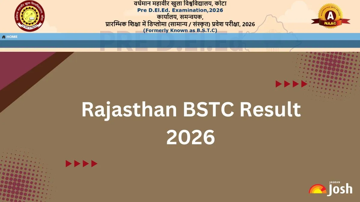 BSTC Result 2026 Out: Direct Link to Download Pre DElEd Marks at ...