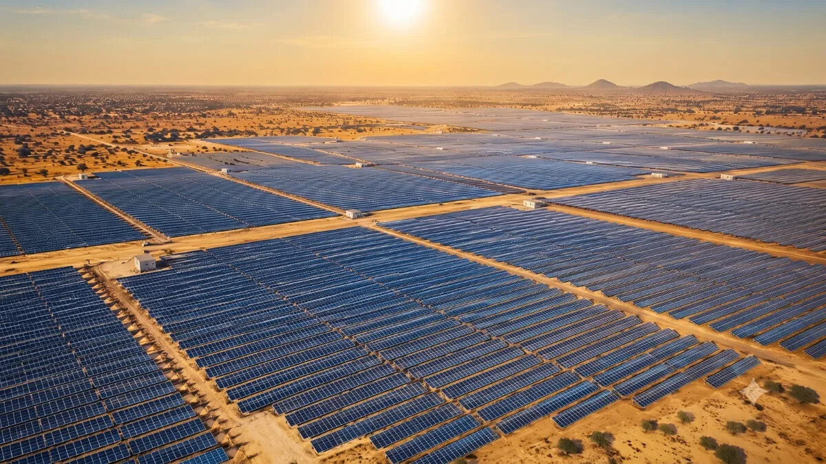 Which is the Largest Solar Power Plant in India?