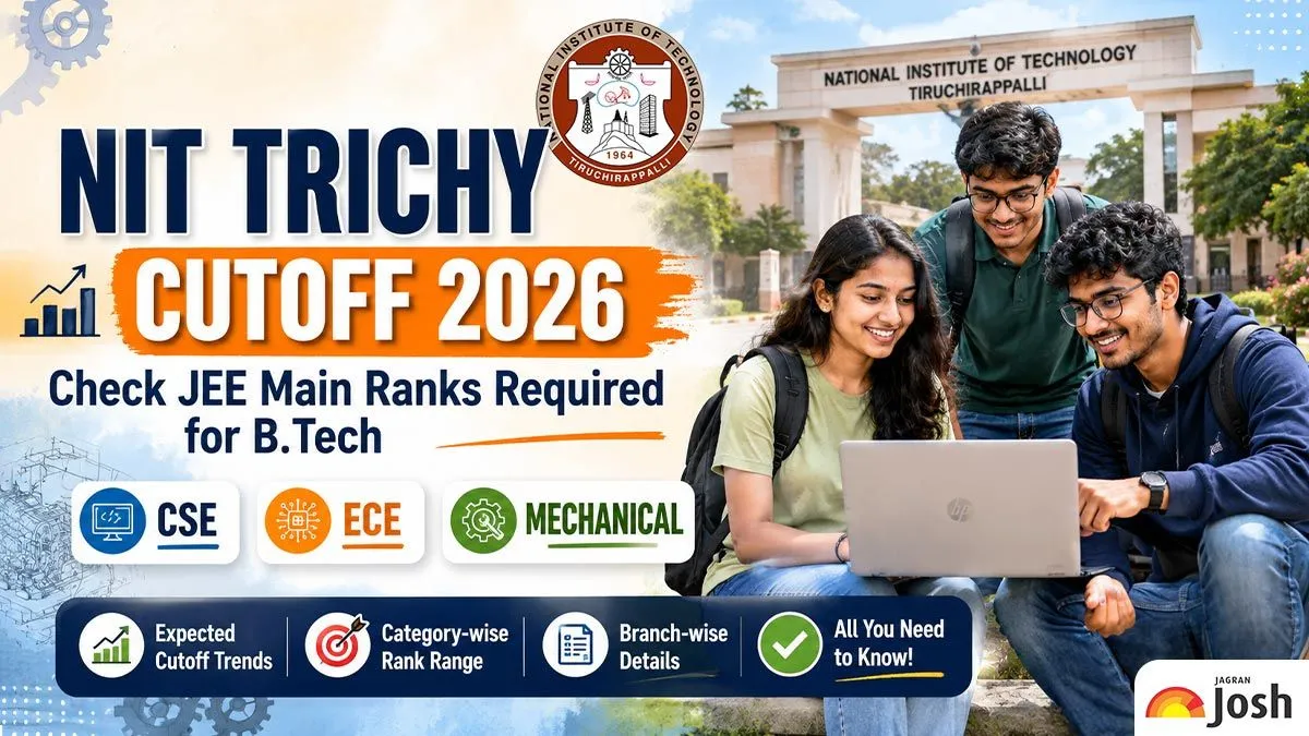 NIT Trichy Cutoff 2026: Check JEE Main Ranks Required for B.Tech CSE ...