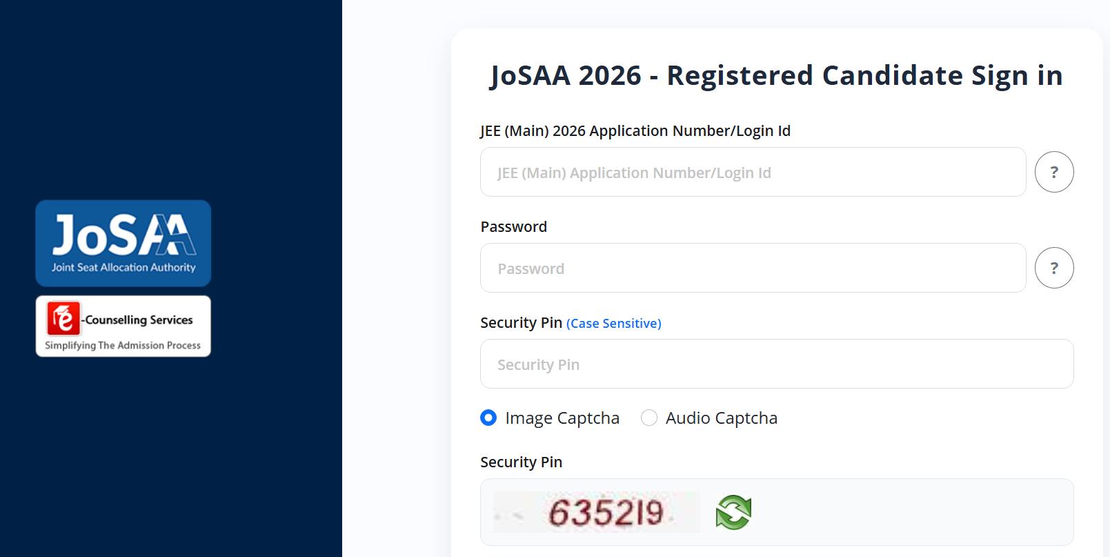 JoSAA 2026 Counselling Round 1 Seat Allotment Status List Released at josaa.nic.in; Direct Link Here