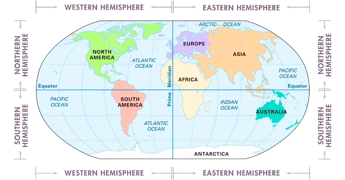 Hemisphere Names Which Country Is In All 4 Hemispheres?
