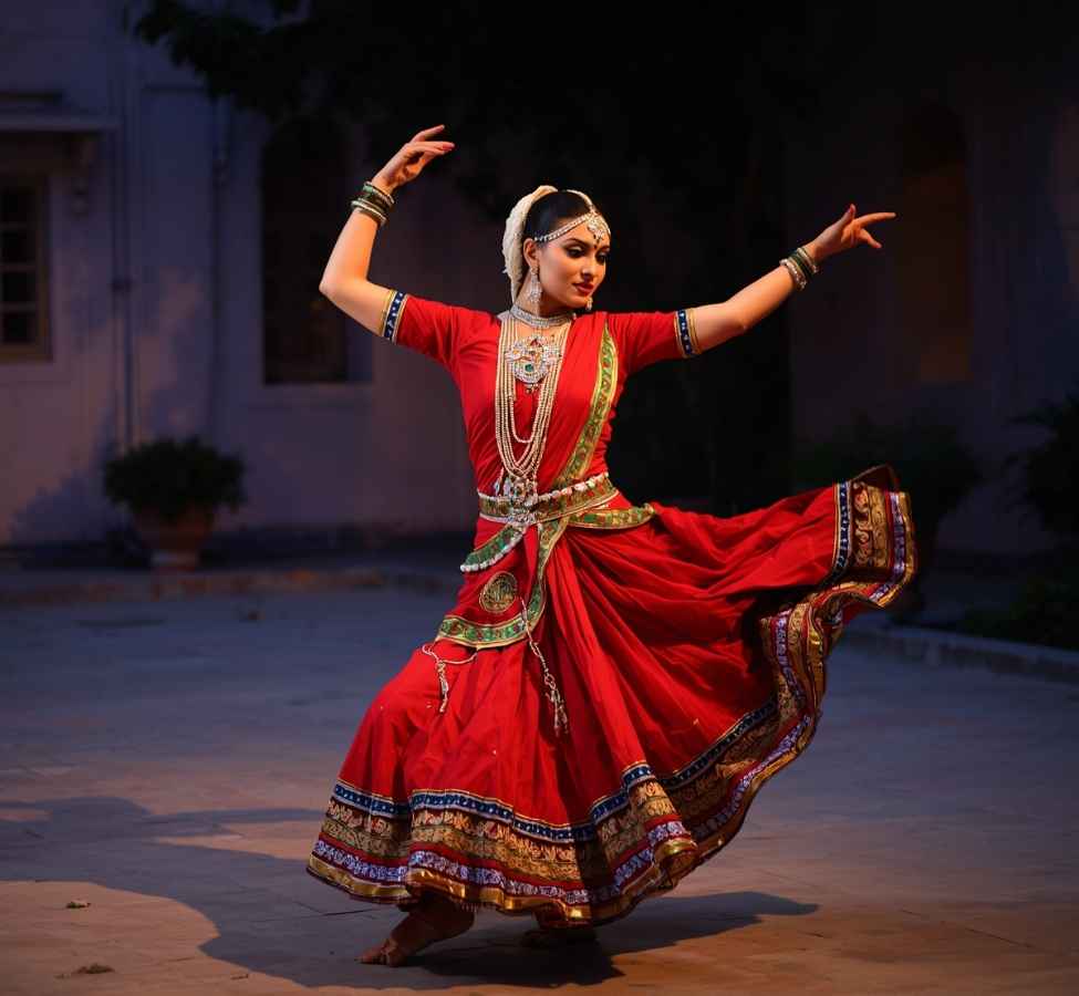 Which Indian Classical Dance form is a Combination of Two Distinct Dance Traditions  (1)