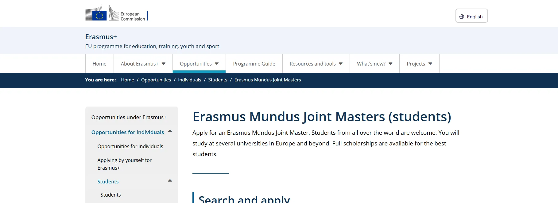 Erasmus Mundus Scholarship 2026: 75 Indian Students Selected for Fully Funded Master's Programmes in Europe