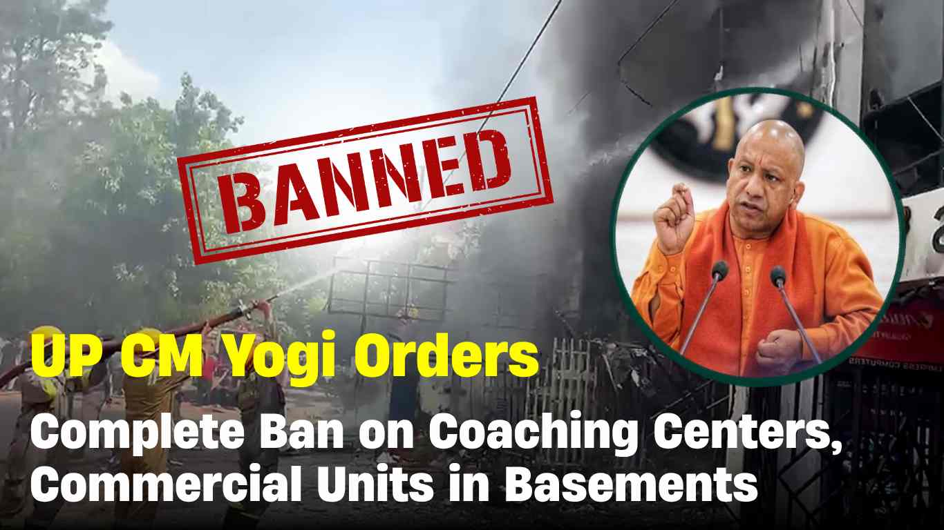 UP CM Yogi Orders Complete Ban on Coaching Centers, Commercial Units in Basements