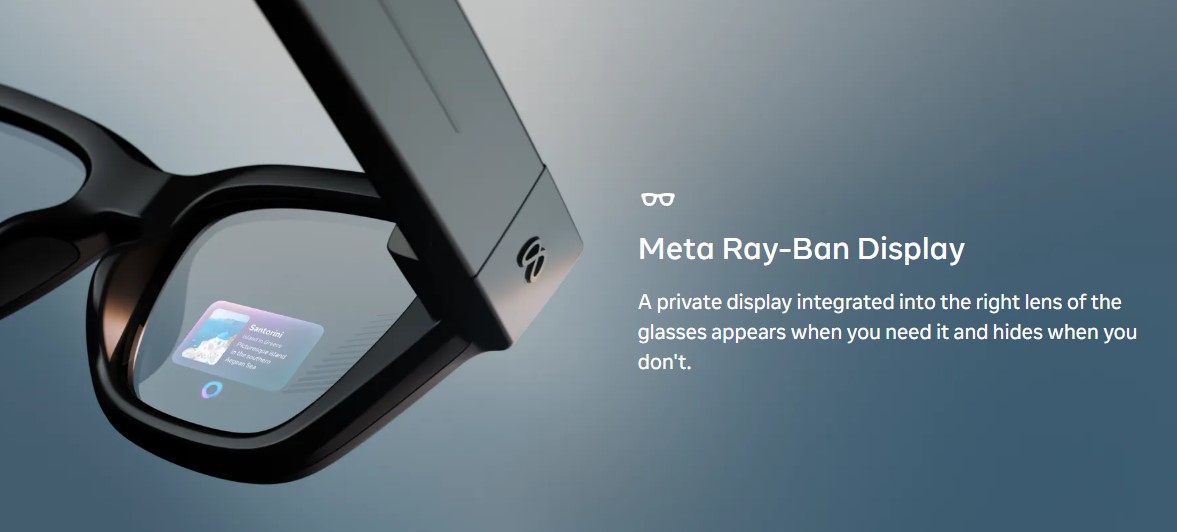 meta ray ban display