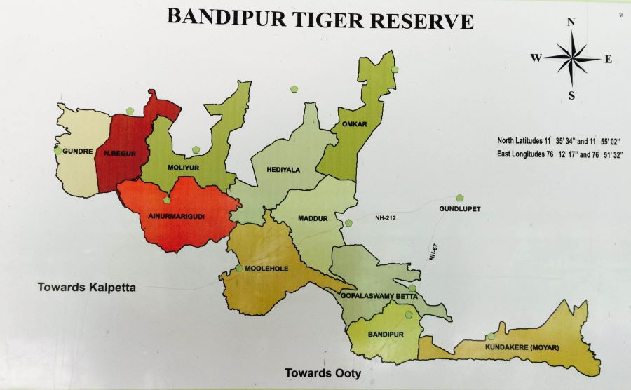 Bandipur Map