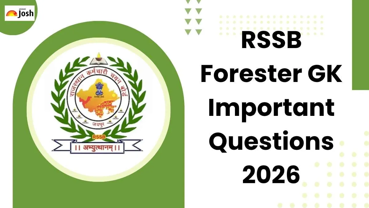 RSSB Forester GK Important Questions 2026: Top MCQs for Exam Preparation