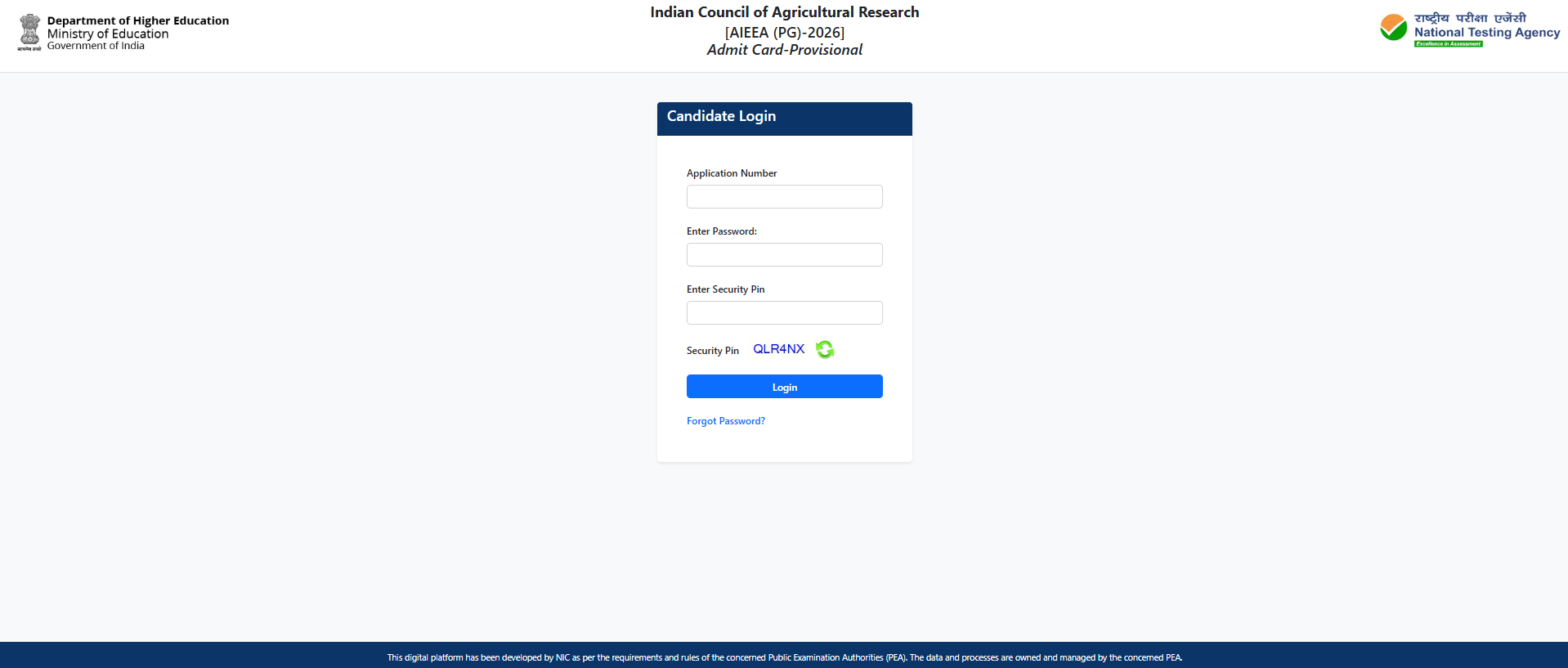 ICAR AIEEA PG and PhD Admit Card Released at nta.nic.in; Download Hall Ticket - Link Here
