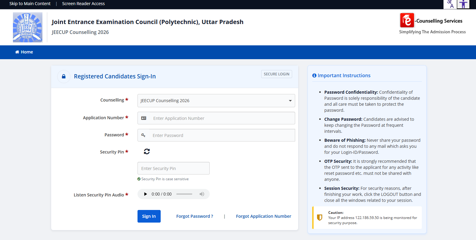JEECUP Counselling 2026: Round 1 Seat Allotment Result Released at jeecup.admissions.nic.in - Link Here