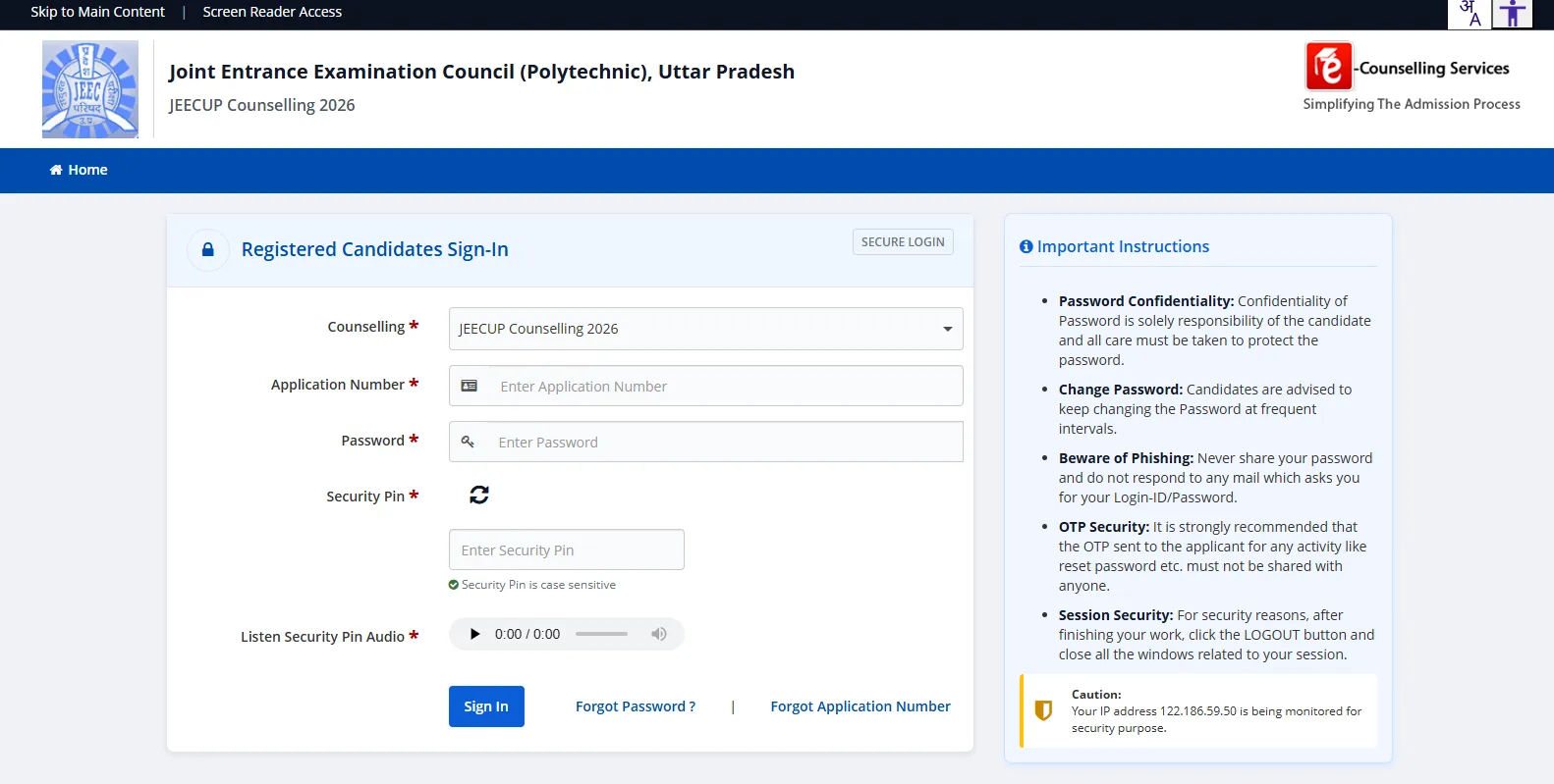 JEECUP Counselling 2026: Round 1 Seat Allotment Result Released at jeecup.admissions.nic.in - Link Here