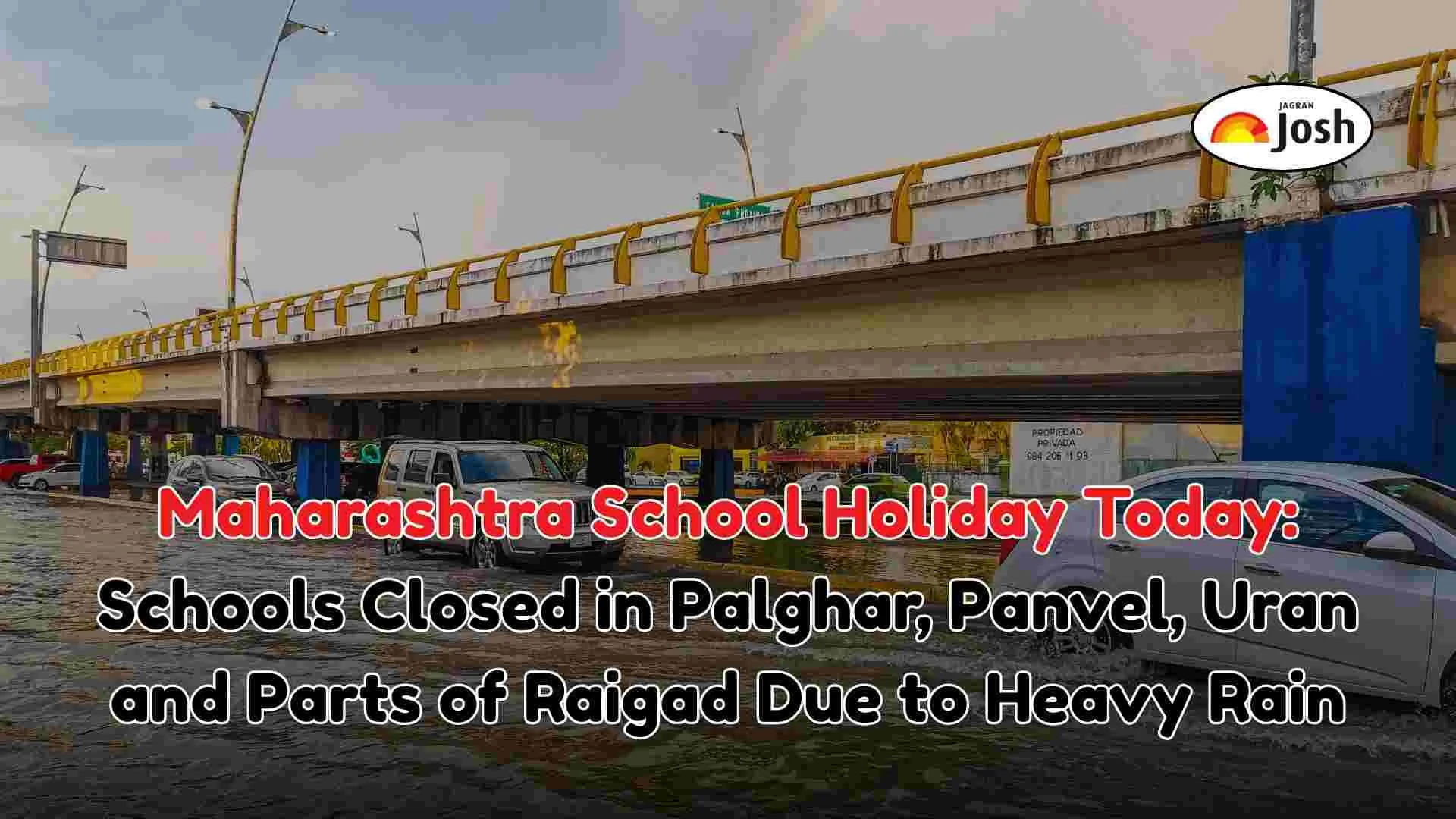 Maharashtra School Holiday Today: Schools Closed in Palghar, Panvel, Uran and Parts of Raigad Due to Heavy Rain