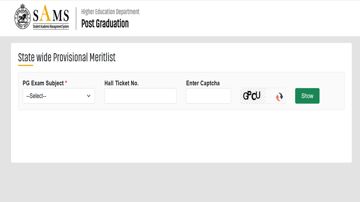 Odisha CPET Result 2026 Released at pg.samsodisha.gov.in - Check Subject Wise Result - Link Here