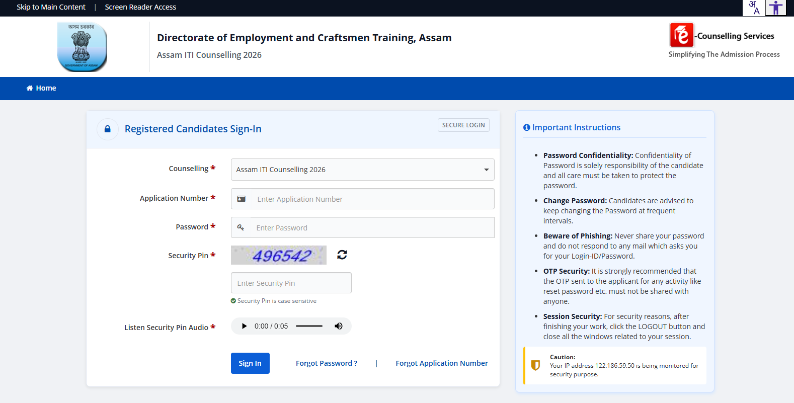Assam ITI Round 3 Seat Allotment Result 2026 OUT at itiassam.admissions.nic.in; Download Scorecard, Link Here