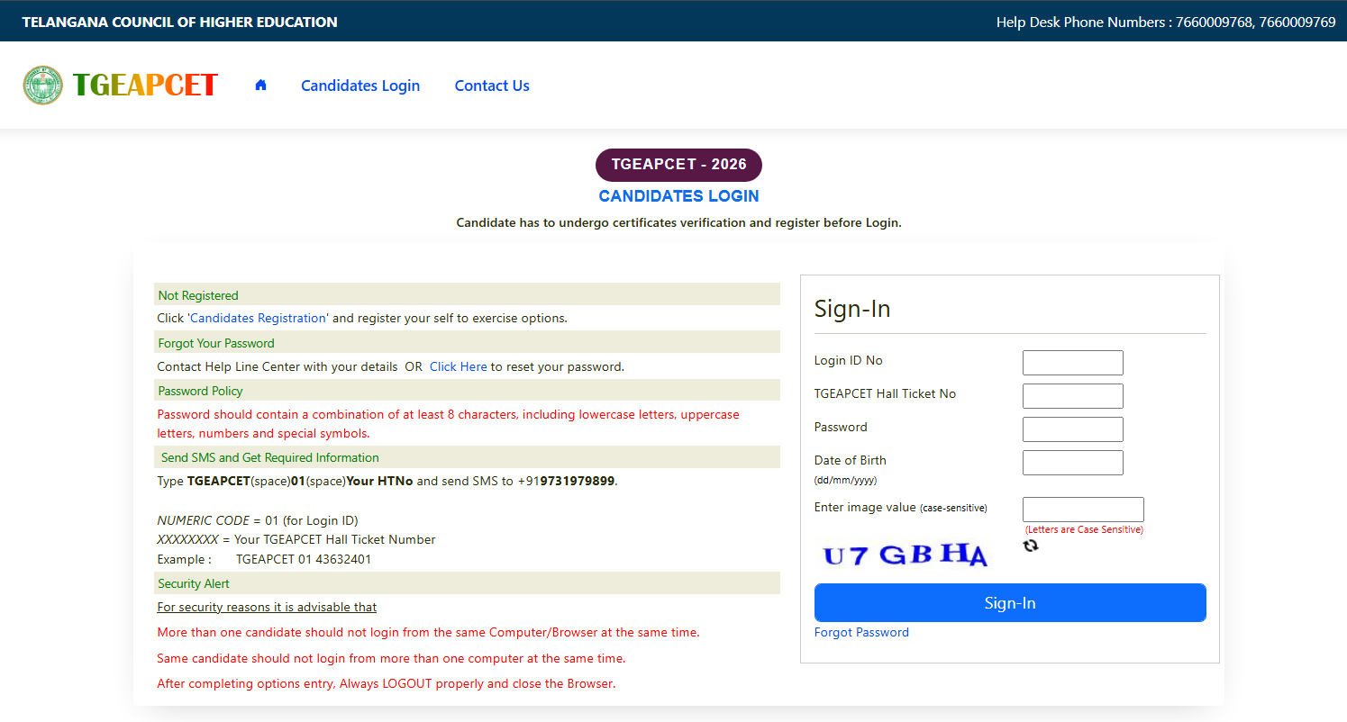 TS EAMCET 2026 Mock Seat Allotment Result OUT at tgeapcet.nic.in; Download Allotment Letter - Link Here