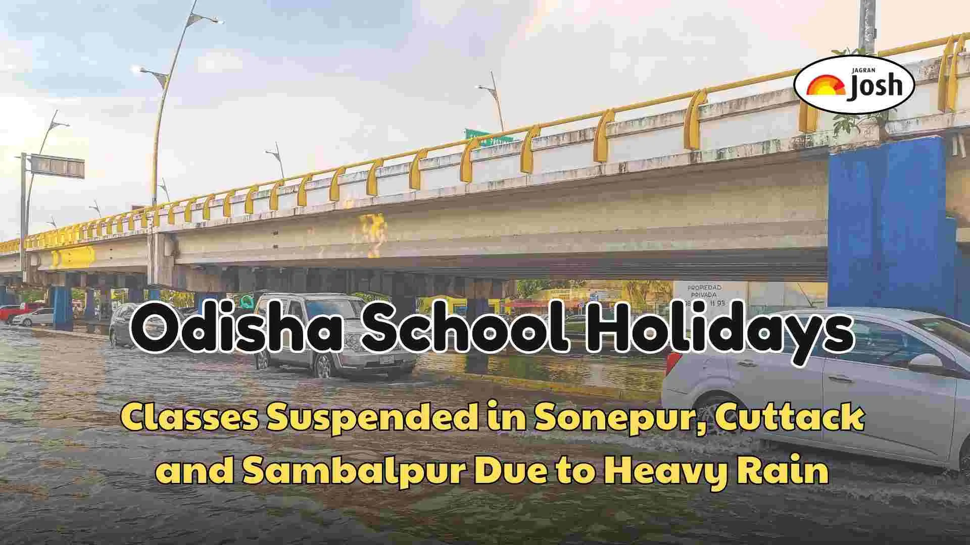 Odisha School Holiday: Classes Suspended in Sonepur, Cuttack and Sambalpur Due to Heavy Rain
