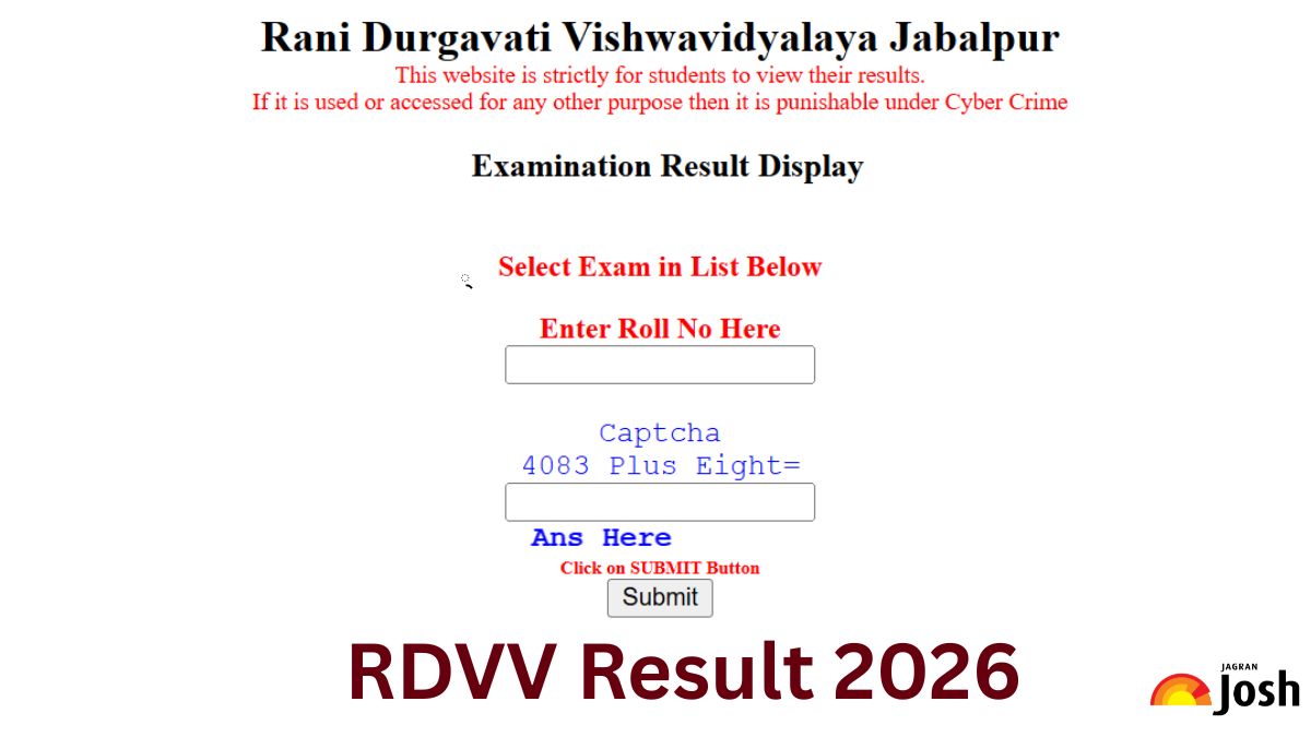 RDVV Result 2026