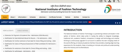 NIFT Round 2 Seat Allotment Result 2026 Today at nift.admissions.nic.in; Check Seat Allotment, Acceptance Process NIFT Round 2 Seat Allotment Result 2026 Today at nift.admissions.nic.in; Check Seat Allotment, Acceptance Process