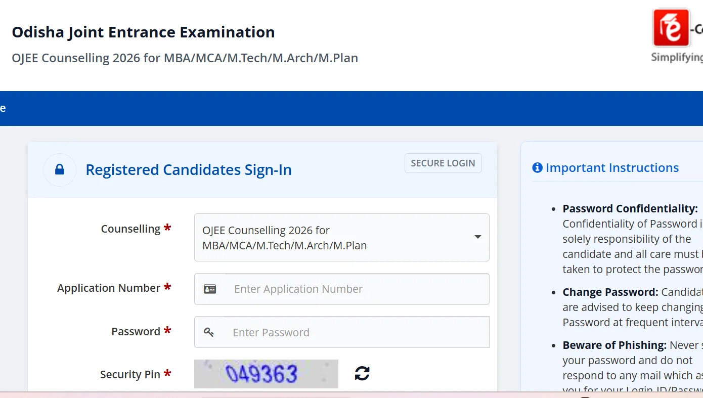 OJEE Counselling Result 2026: Round 1 Seat Allotment Result Releasing Today At 5 PM, Direct Link Here