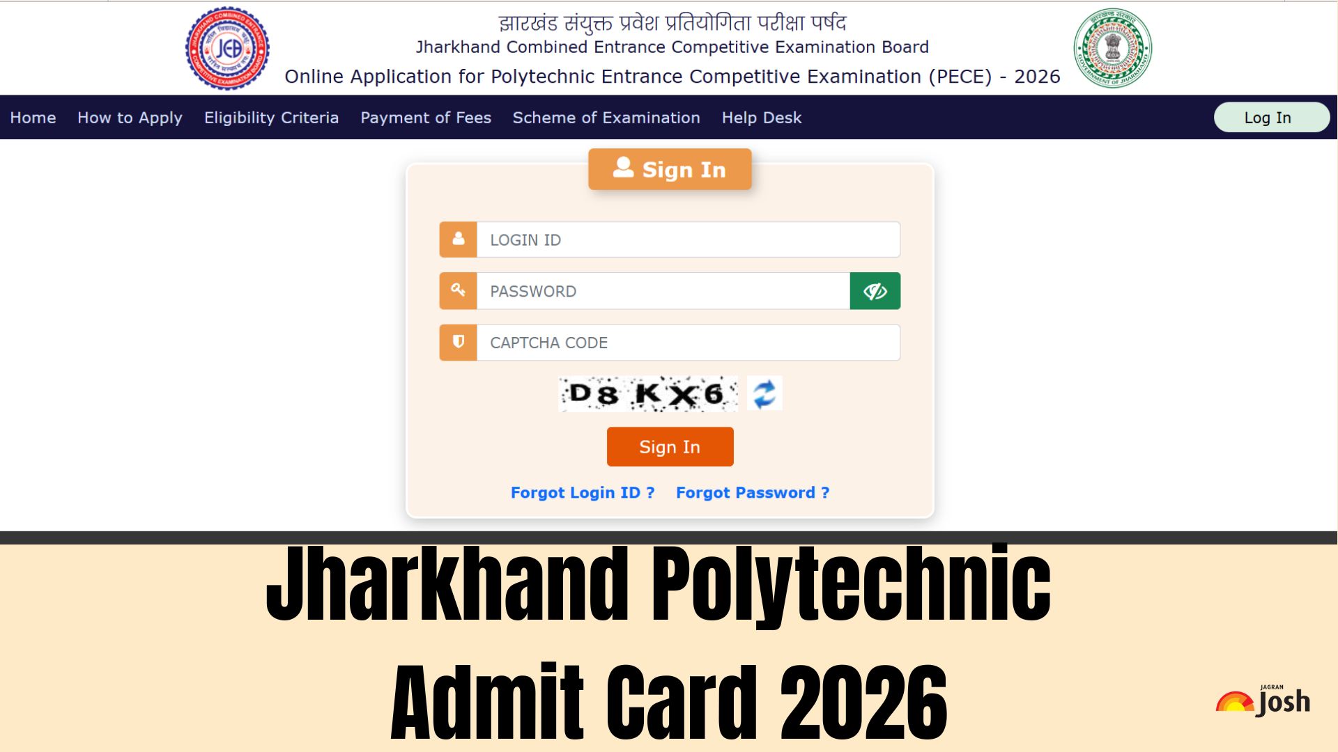 Jharkhand Polytechnic Admit Card 2026: झारझंड PECE एडमिट कार्ड लिंक, यहां से डाउनलोड करें हॉल टिकट PDF