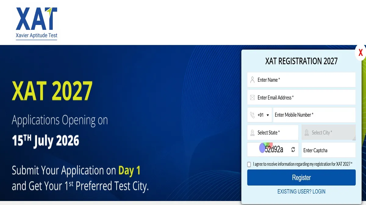 XAT 2027 Registration to Begin on July 15, Exam on January 7, Apply at xatonline.in
