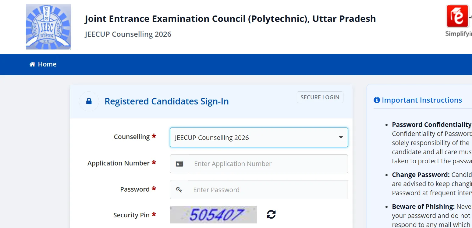 JEECUP 2026 Counselling: Round 2 Seat Allotment Result Releasing Shortly, Check Direct Link, Important Dates