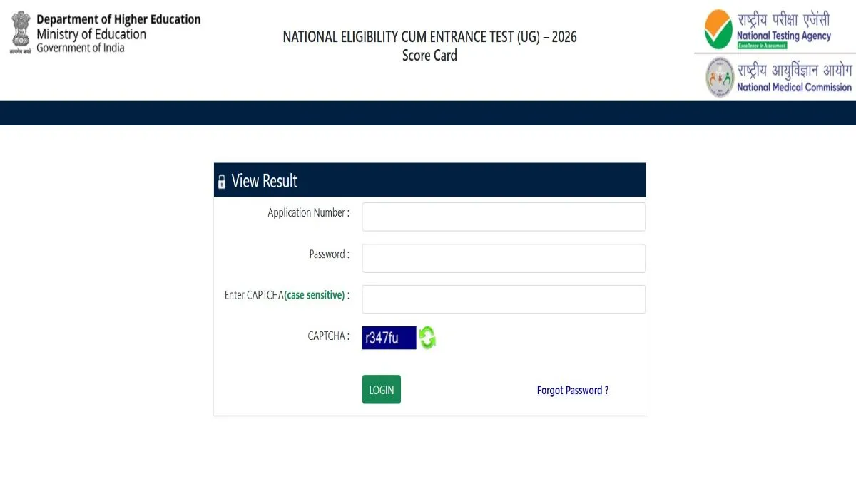 NEET UG 2026 Result OUT @neet.nta.ac.in; Direct Link, How to Download