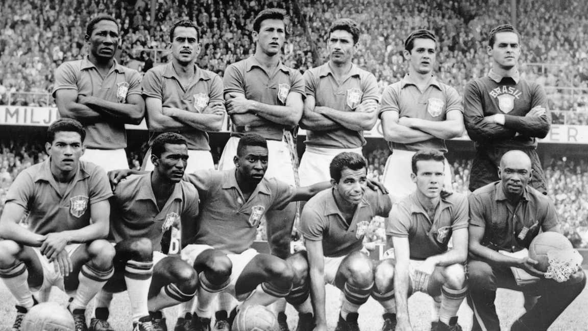 brazil world cup winning team 1958