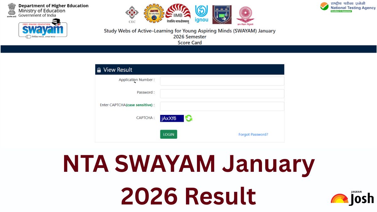 NTA SWAYAM January 2026 Result