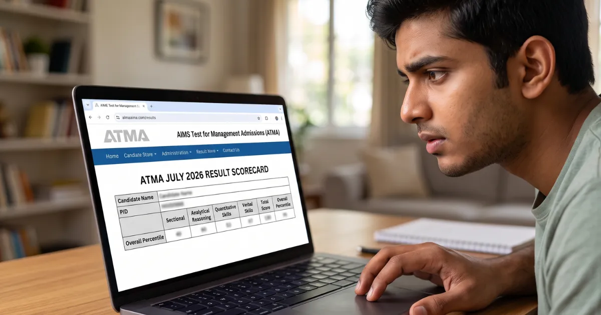 ATMA July Result 2026 Announced at atmaaims.com, Check Steps to Download Scorecard PDF