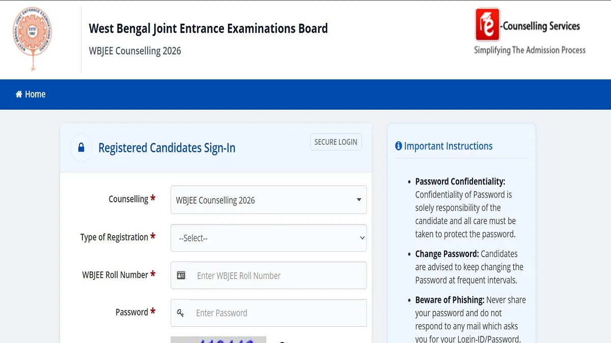 WBJEE 2026 Round 2 Seat Allotment Result Out, Download Allotment Status at wbjeeb.nic.in