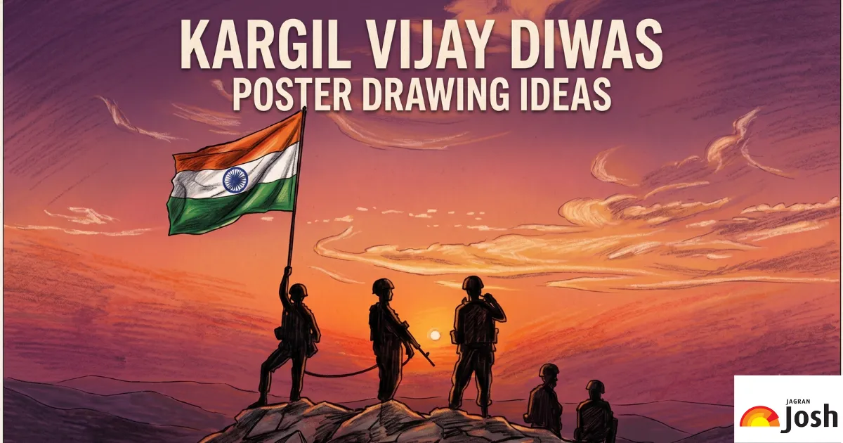 Kargil Vijay Diwas 2026 Poster Drawing