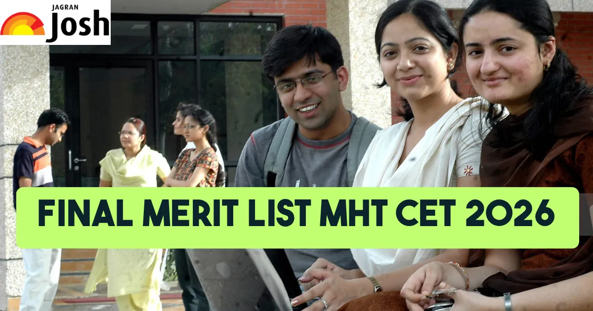 Final Merit List MHT CET 2026