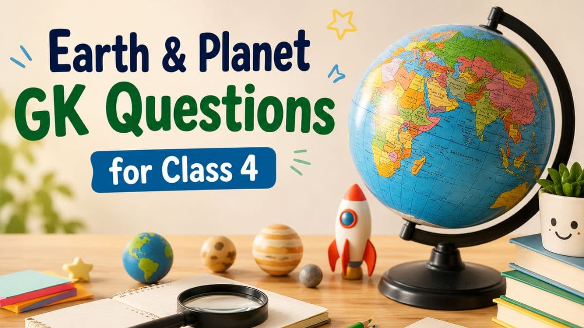 GK Quiz on Earth and Planets for Class 4