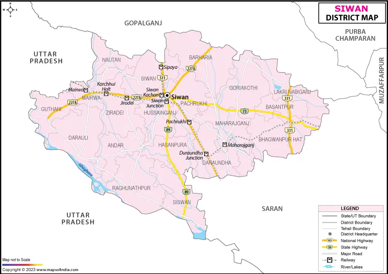 siwan map