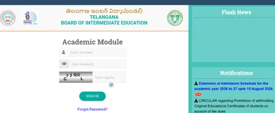 Telangana Class 11 Admissions 2026 Extended Till August 15: TGBIE Revises Deadline for Inter First Year Admission Telangana Class 11 Admissions 2026 Extended Till August 15: TGBIE Revises Deadline for Inter First Year Admission