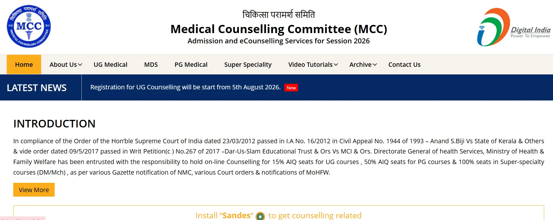 MCC NEET UG 2026 Counselling: Registration Begins August 5; Check Direct Link, Steps To Apply