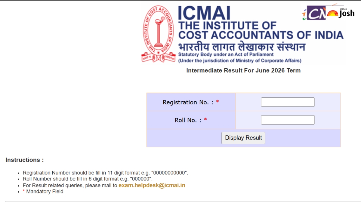 ICMAI Result 2026: इंटर और फाइनल एग्जाम रिजल्ट जारी, icmai.in से ऐसे करें Check