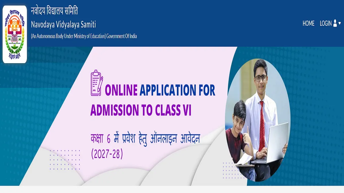 NVST Class 6 Application 2027 Last Date