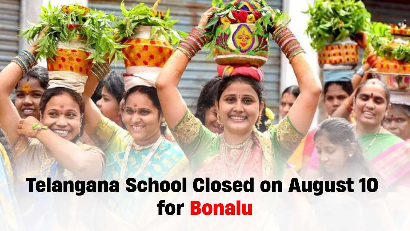 Telangana School Closed on August 10 for Bonalu Festival