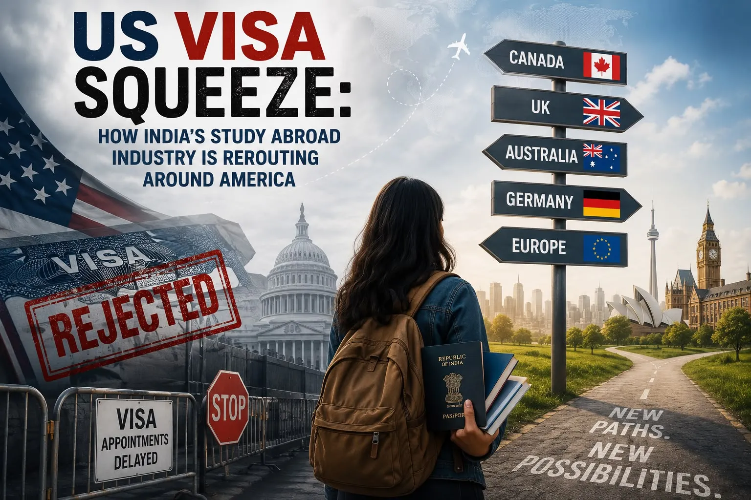 US Visa Squeeze: How India’s Study Abroad Industry is Rerouting Around America