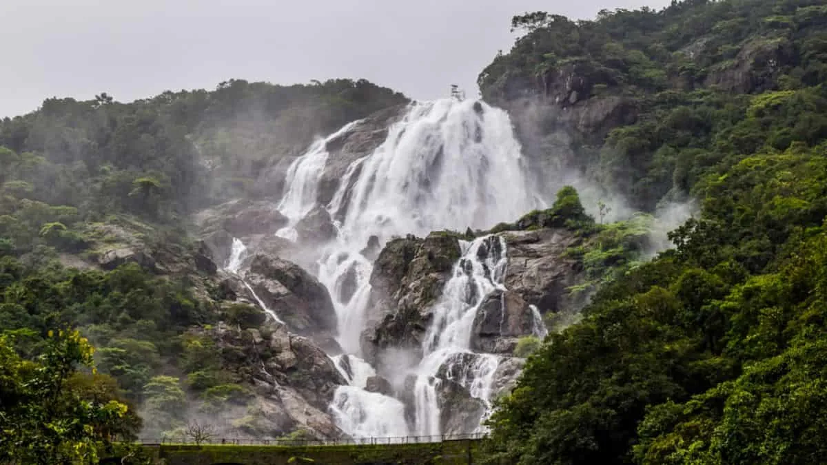 How to See Dudhsagar Waterfalls in Monsoon 2026? Check Which Train Passes From Here!