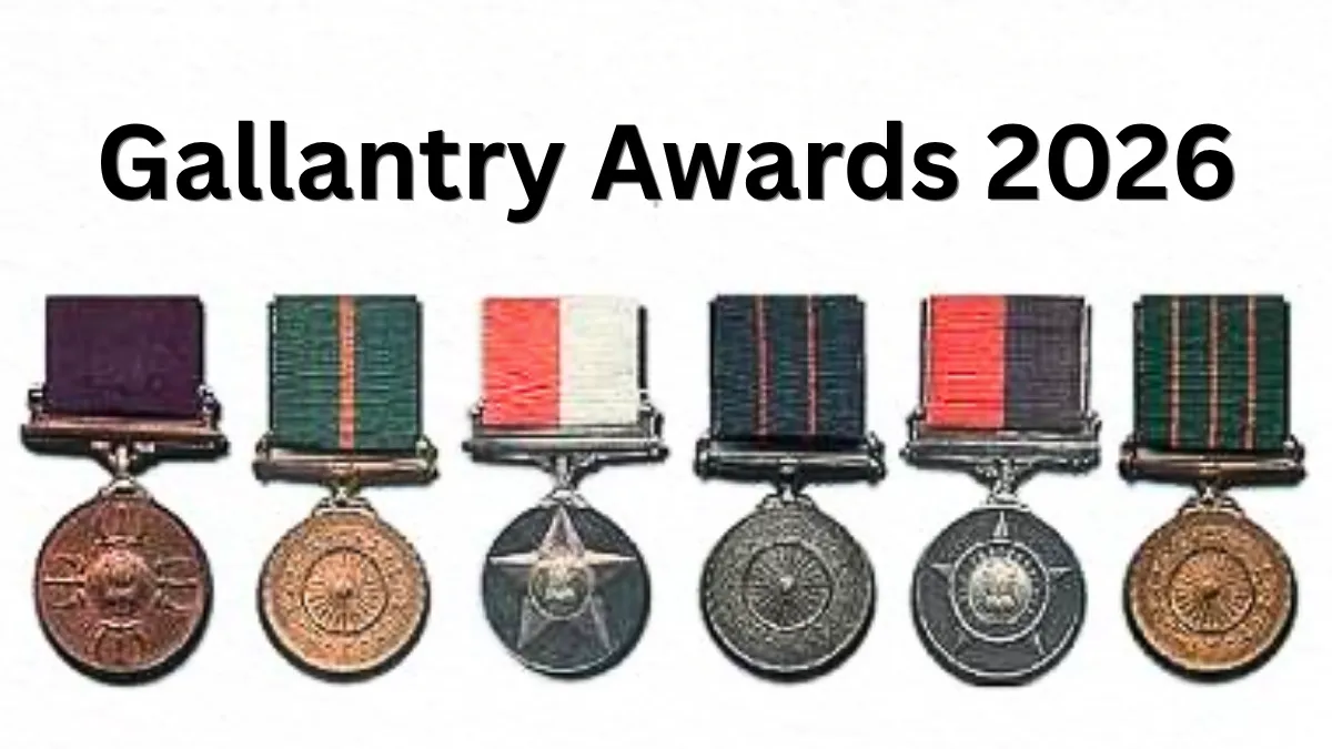 Gallantry Medals 2026: 1,057 Security Personnel Honoured on 80th Independence Day