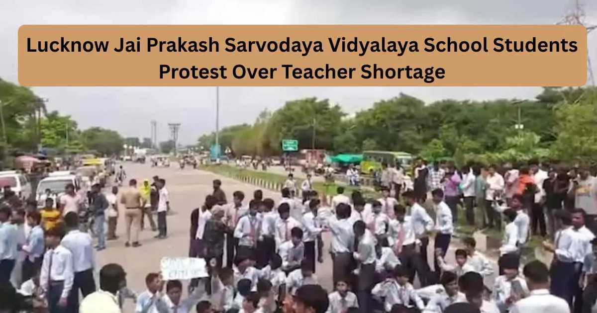 Lucknow School Students Protest Over Teacher Shortage, Minister Asim Arun Promises Action