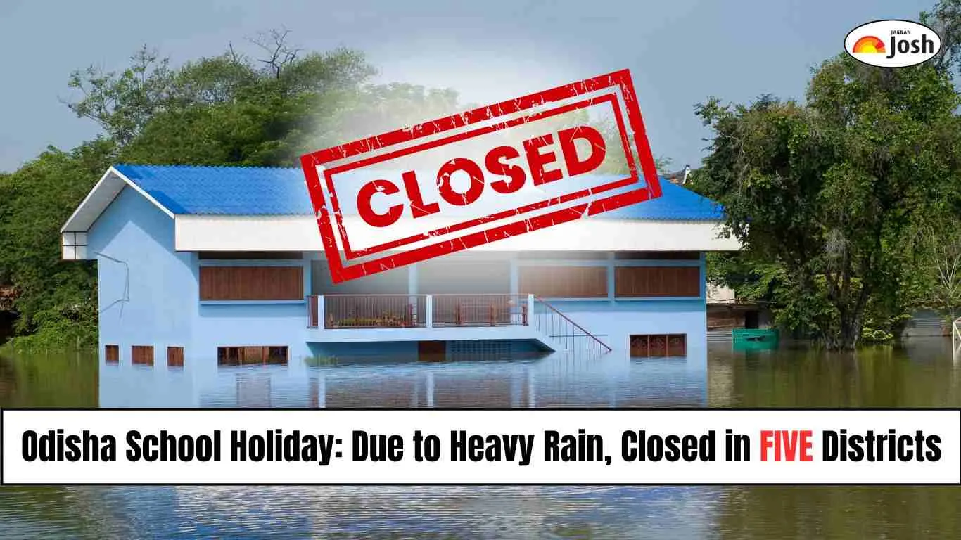 Odisha School Holiday: Schools Closed in Five Districts Amid Heavy Rain and Flood Alert