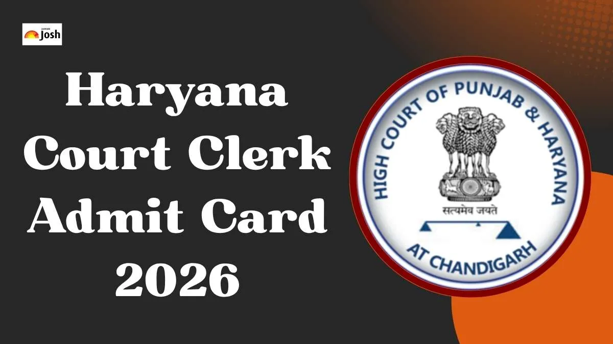 [OUT] Haryana Court Clerk Admit Card 2026: हरियाण कोर्ट क्लर्क एडमिट कार्ड जारी, इस लिंक से करें डाउनलोड