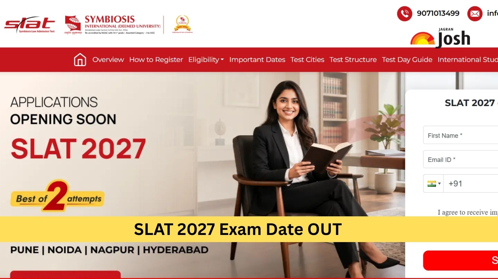 SLAT 2027 Exam Dates OUT