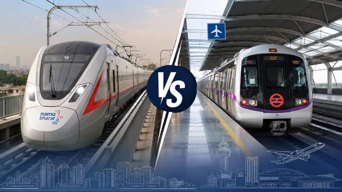 Namo Bharat (RRTS) vs Delhi Metro Airport Express: Which Is Faster for Daily Commuters?