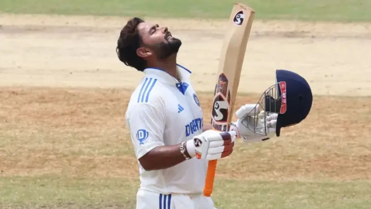 Rishabh Pant Becomes the First Indian Player to Score 100 Sixes in Test