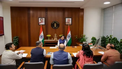 Education Minister Pralhad Joshi Conducts Review Meeting of CBSE's Examination, Academic Process Education Minister Pralhad Joshi Conducts Review Meeting of CBSE's Examination, Academic Process